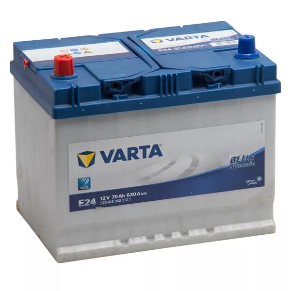 Аккумулятор автомобильный varta blue. Аккумулятор Varta Blue Dynamic e24. Аккумулятор Varta bd 70ah. Varta Blue Dynamic e24 (570 413 063) 260х175х225. Blue Dynamic 70 а/ч 630а Varta e23 Дата.