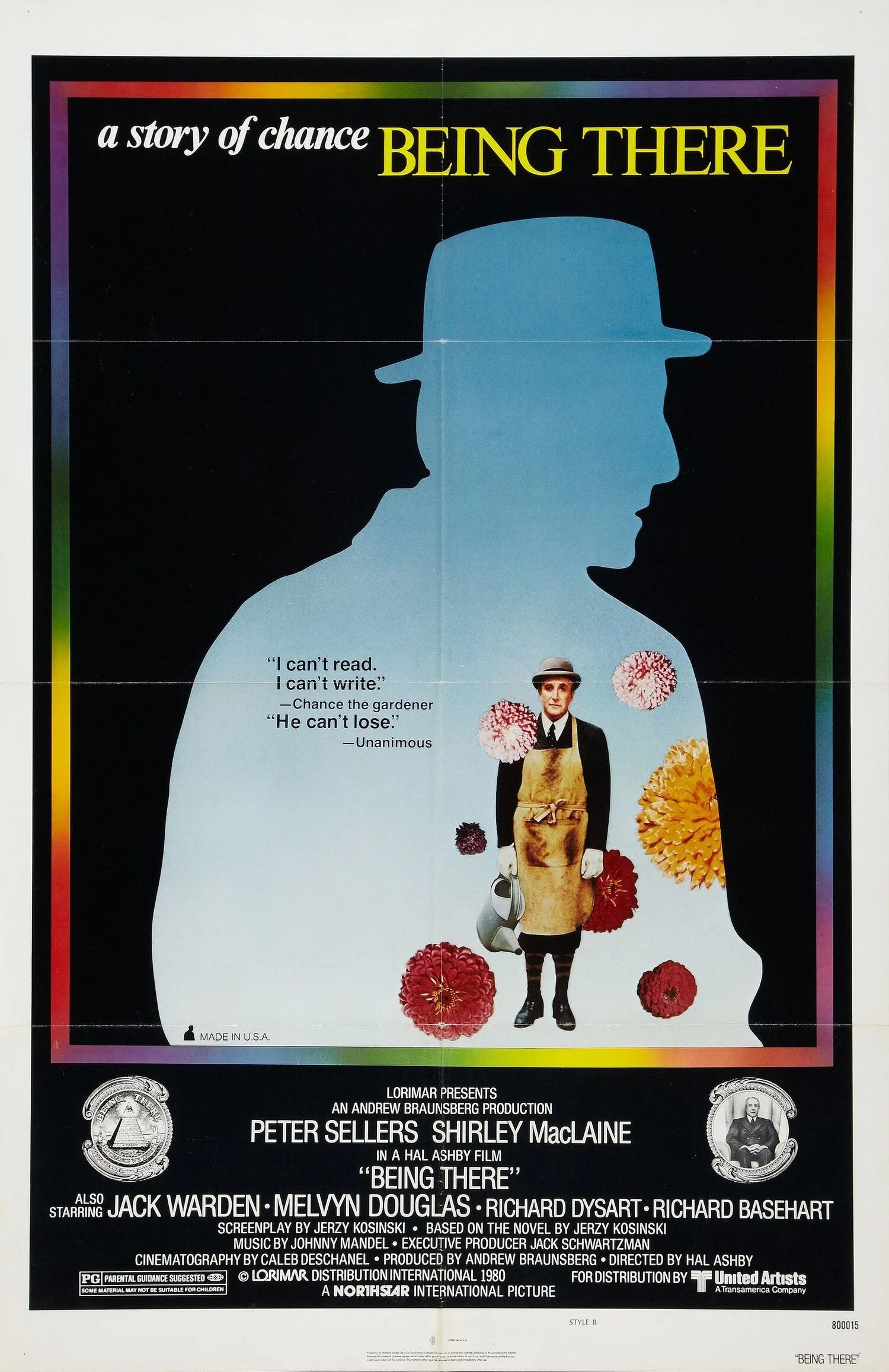 Там ис. Будучи там / being there (1979, хэл Эшби). Being there Постер.