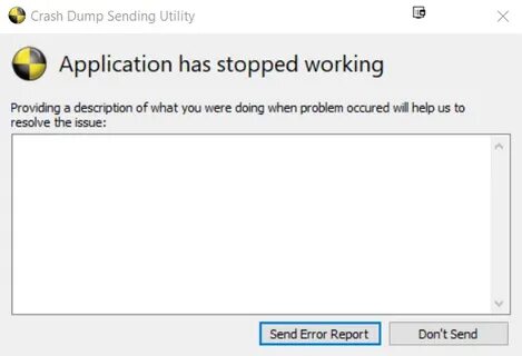 Crash dump sending