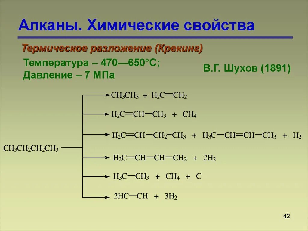 Реакции разложения алканов таблица. Уравнения реакций на получение и химические свойства алканов. Химические свойства алканов. Химические реакции алканов.