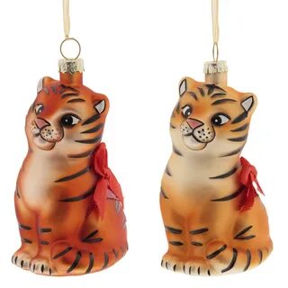 Елочные игрушка тигр
