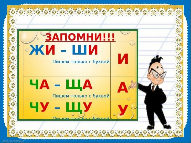 Правописание жи ши 1