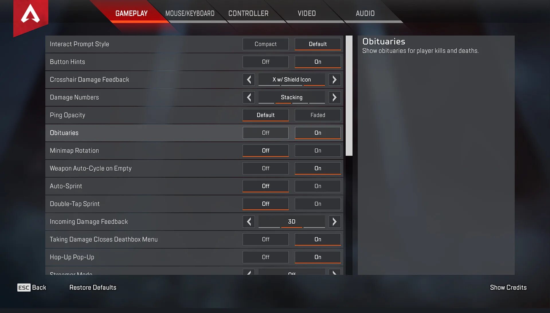 Конфиги apex