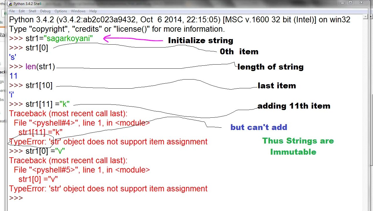 Item assignment