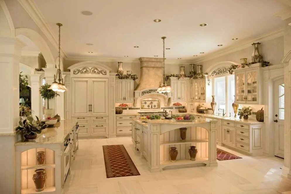 Интерьер французской кухни фото Pin by зинаида гладинец on Kitchens Dream kitchens design, French country kitche