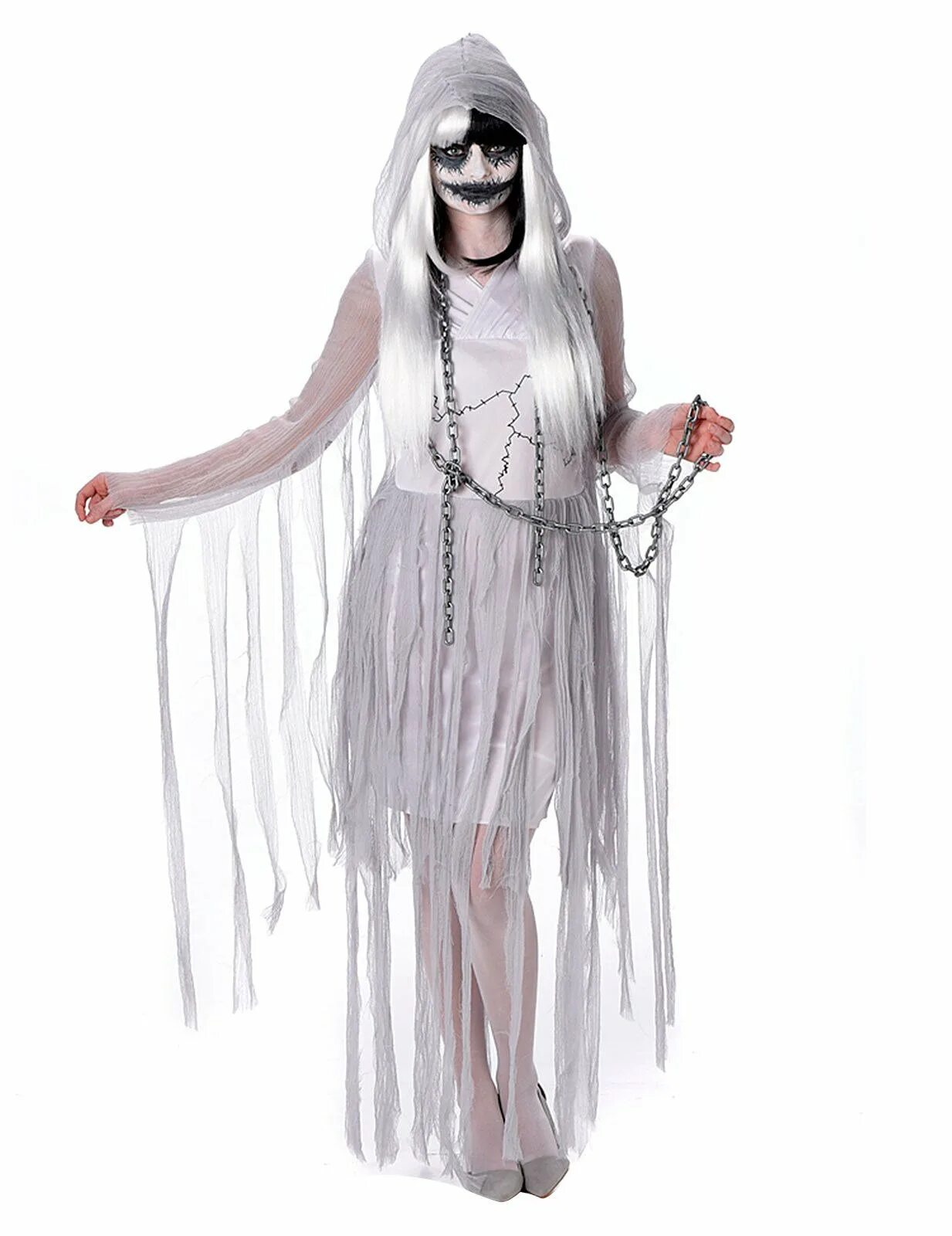 Костюм призрака Helloween. Костюм призрака для девочки. Детский костюм "привидение". Костюм приведения для девушки.