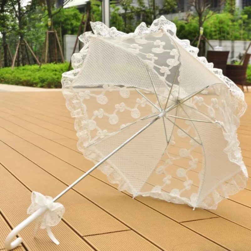 Парасоль зонт кружевной. Зонт кружево белый d65см HS-10. Кружевной зонтик от солнца. Зонтик свадебный кружевной.