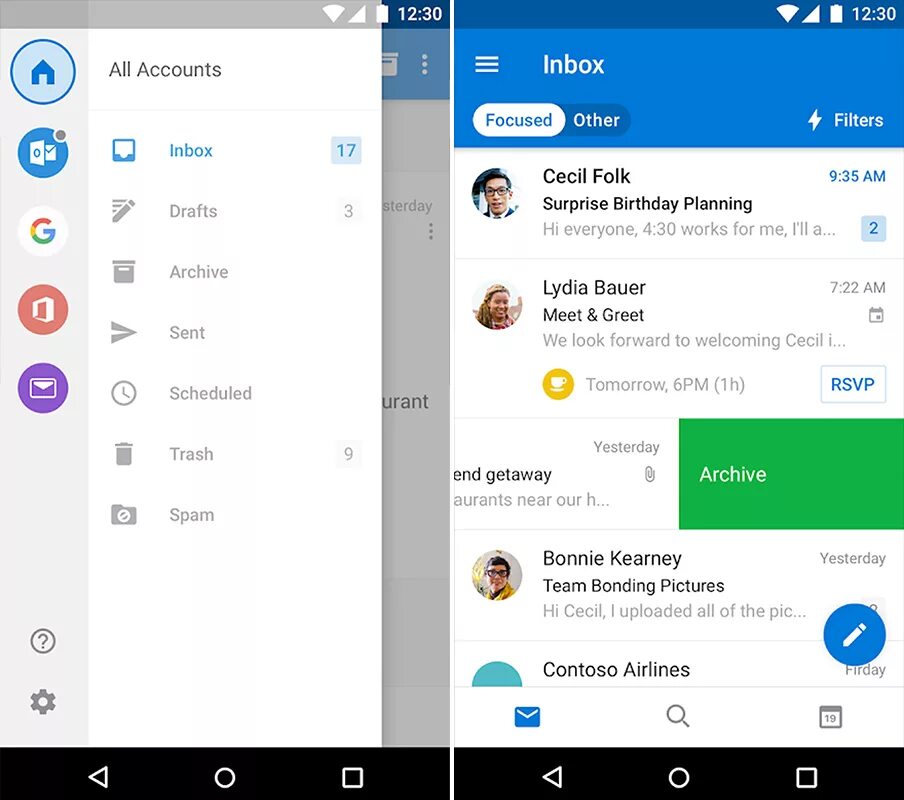 Outlook android exchange. Outlook на андроид. Аутлук мобильное приложение. Мобильное приложение MS Outlook. Сменить пароль в аутлук андроид.