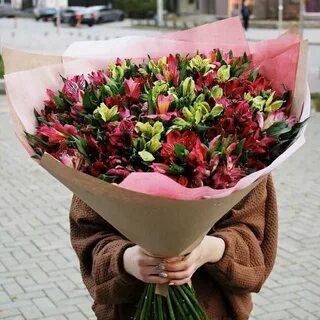 Букет на улице