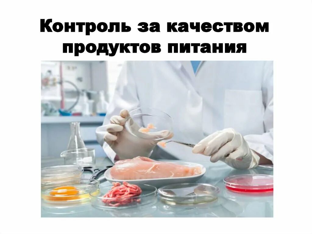 Оценка качества пищевых продуктов