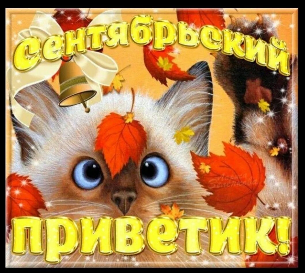 Открытки с добрым утром 1 сентября прикольные. Осенний приветик. открытки осень. осенний приветик красивые. красивый осенний привет.