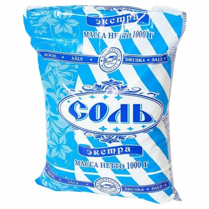 4 кг соли