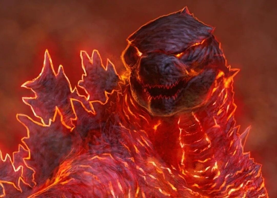 Burning godzilla