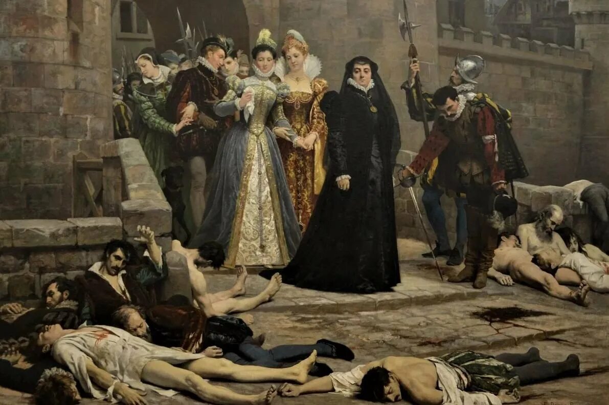 Варфоломеевская ночь во Франции 24 августа 1572 г. 24 Августа 1572 Варфоломеевская ночь резня гугенотов во Франции.