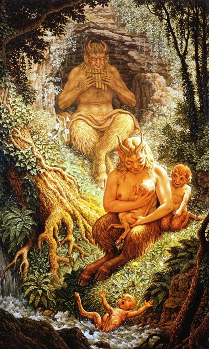 Луперк и фавн. Пан греческий бог. Фавн пан. Сатир хвостатый. Фавн пан.