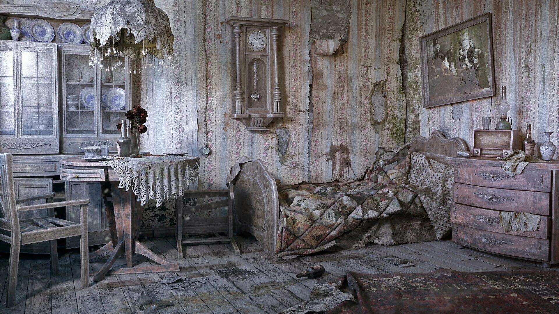 Old room and new room