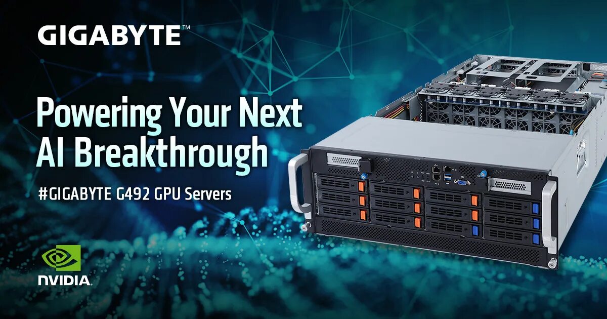 Сервер Gigabyte g492-z50. NVIDIA a100. A100 GPU. NVIDIA a100 Tensor Core GPU.