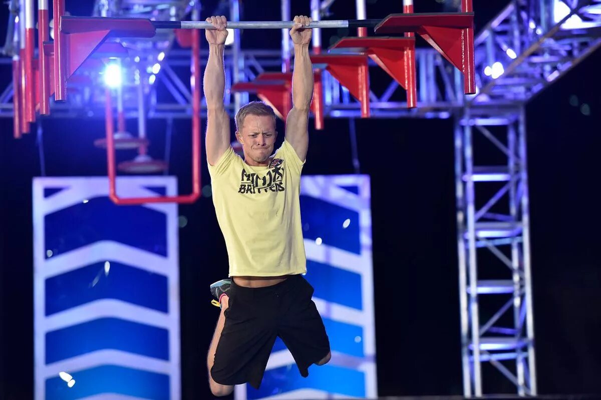 Джефф Бриттен. Американский ниндзя. Ninja Warrior. Русский ниндзя американская