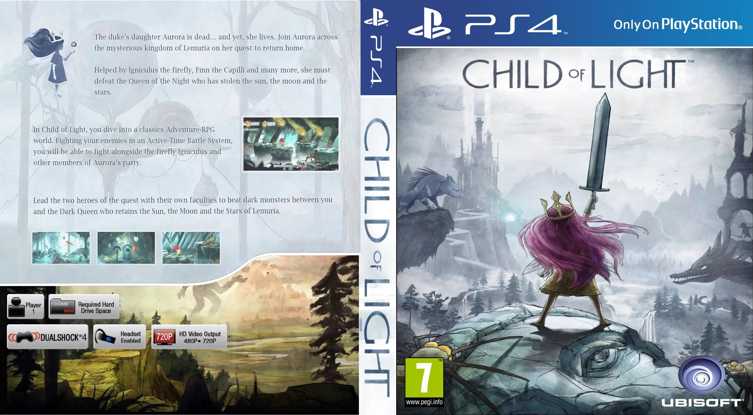 Child of Light игра. Child of Light: complete Edition. Child of Light ps4.