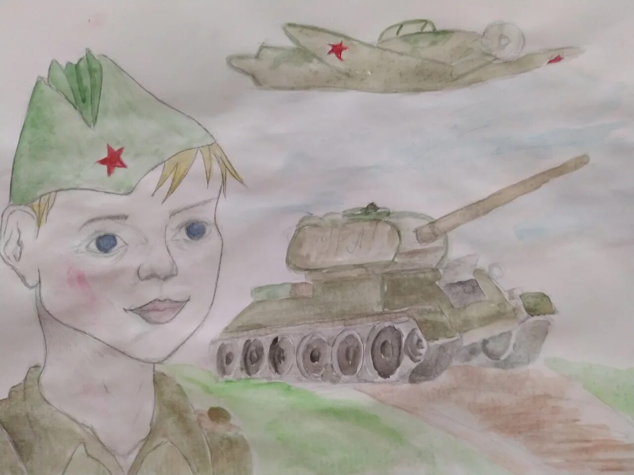 Нарисовать ребенку войну