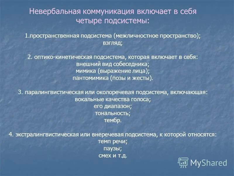 Пространственная подсистема
