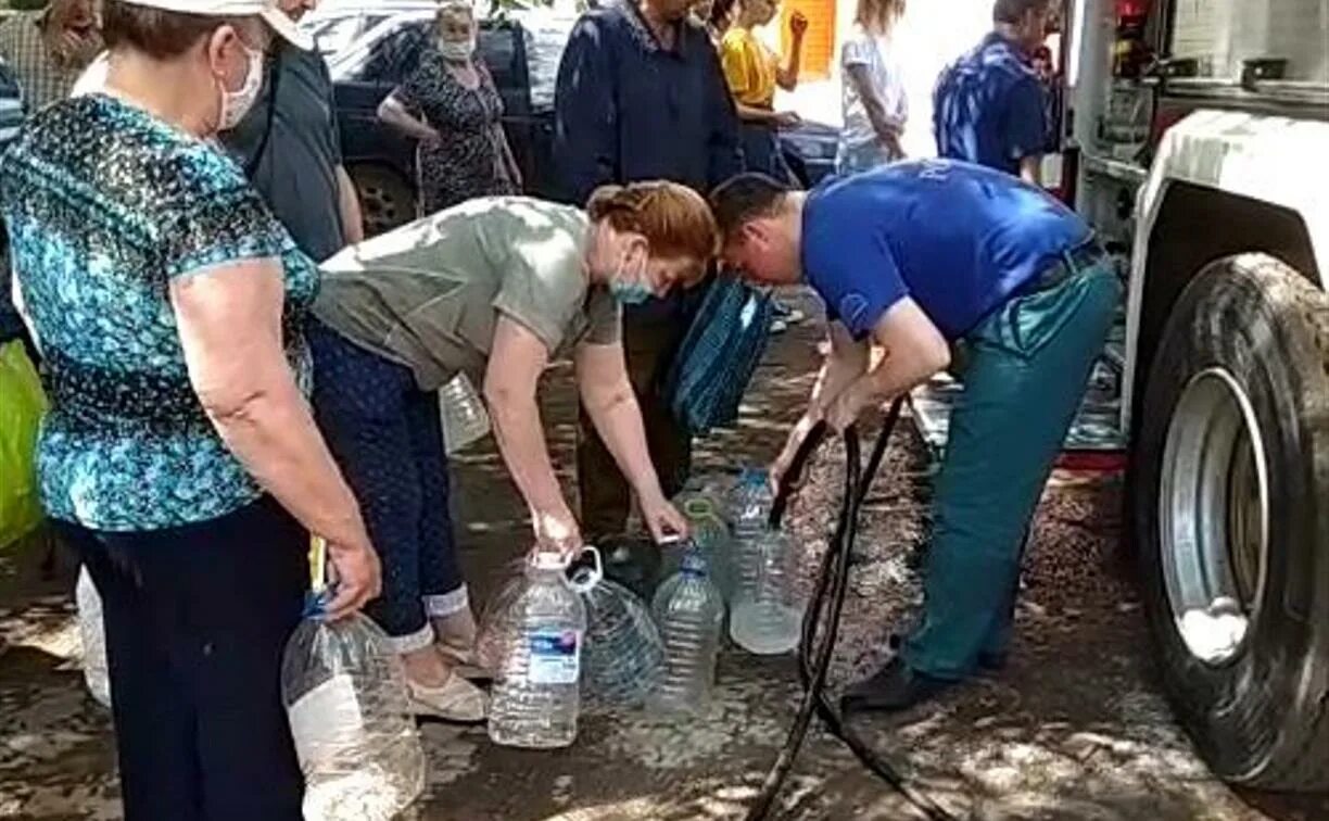 Нет питьевой воды. Нет воды ТАСС. Нет воды в Домоседово. Отключили воду Белоусово 09.04.2022.