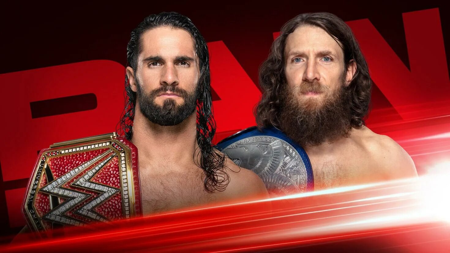 WWE Monday Night Raw. WWE бородатые рестлеры 2018. WWE матч боец.