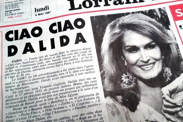 Yolanda Gigliotti - Dalida: A life in pictures 