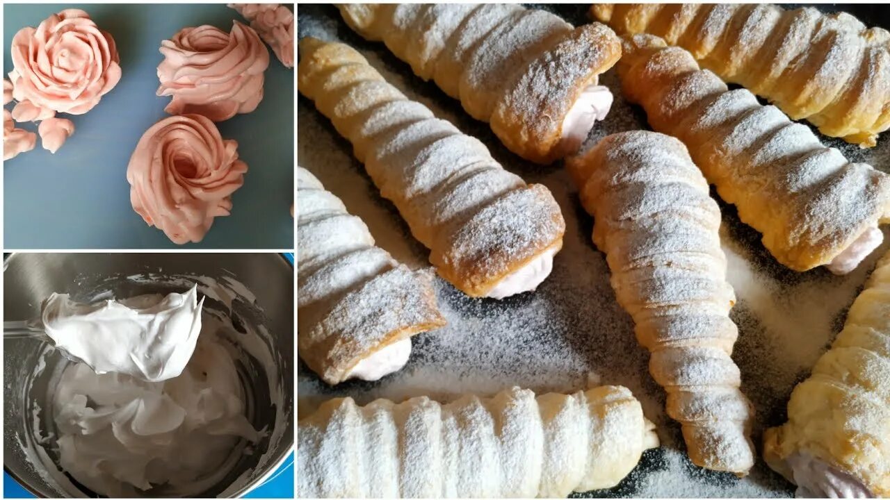белковый крем для трубочек из слоеного теста. белковый крем для трубочек из слоеного теста. трубочки слоеные с белковым кремом. пирожное трубочка с белковым кремом. сокные трцбочки с кремом.