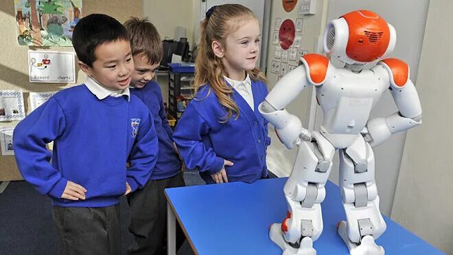 Открытый мир роботом. Роботы для детей. Современные роботы. Дети будущего. Робототехника для детей.