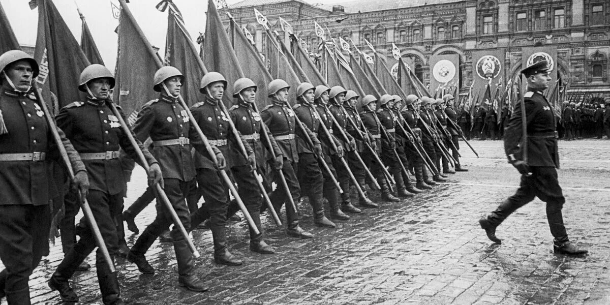 1945 год парад победы на красной