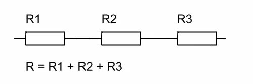 Последовательное соединение трех резисторов. Последовательное соединение 3 резисторов. Последовательное соединение сопротивлений схема. Схемы соединения трех резисторов. Схема последовательного соединения трех резисторов.