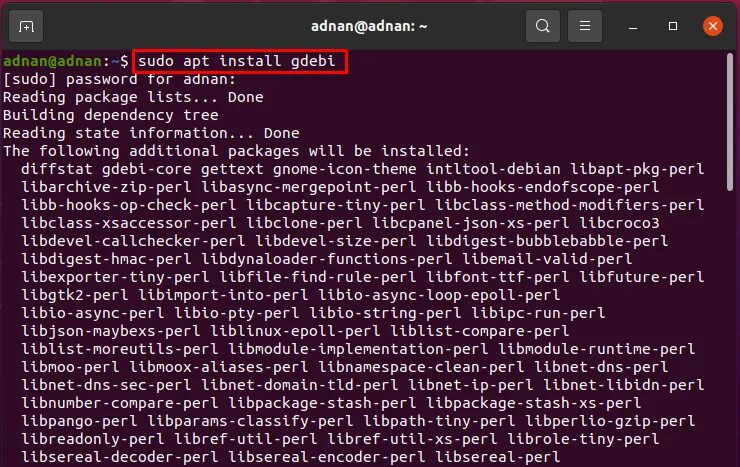 Apt where is package installed