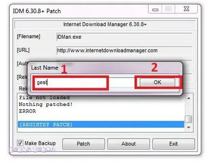 Patch error