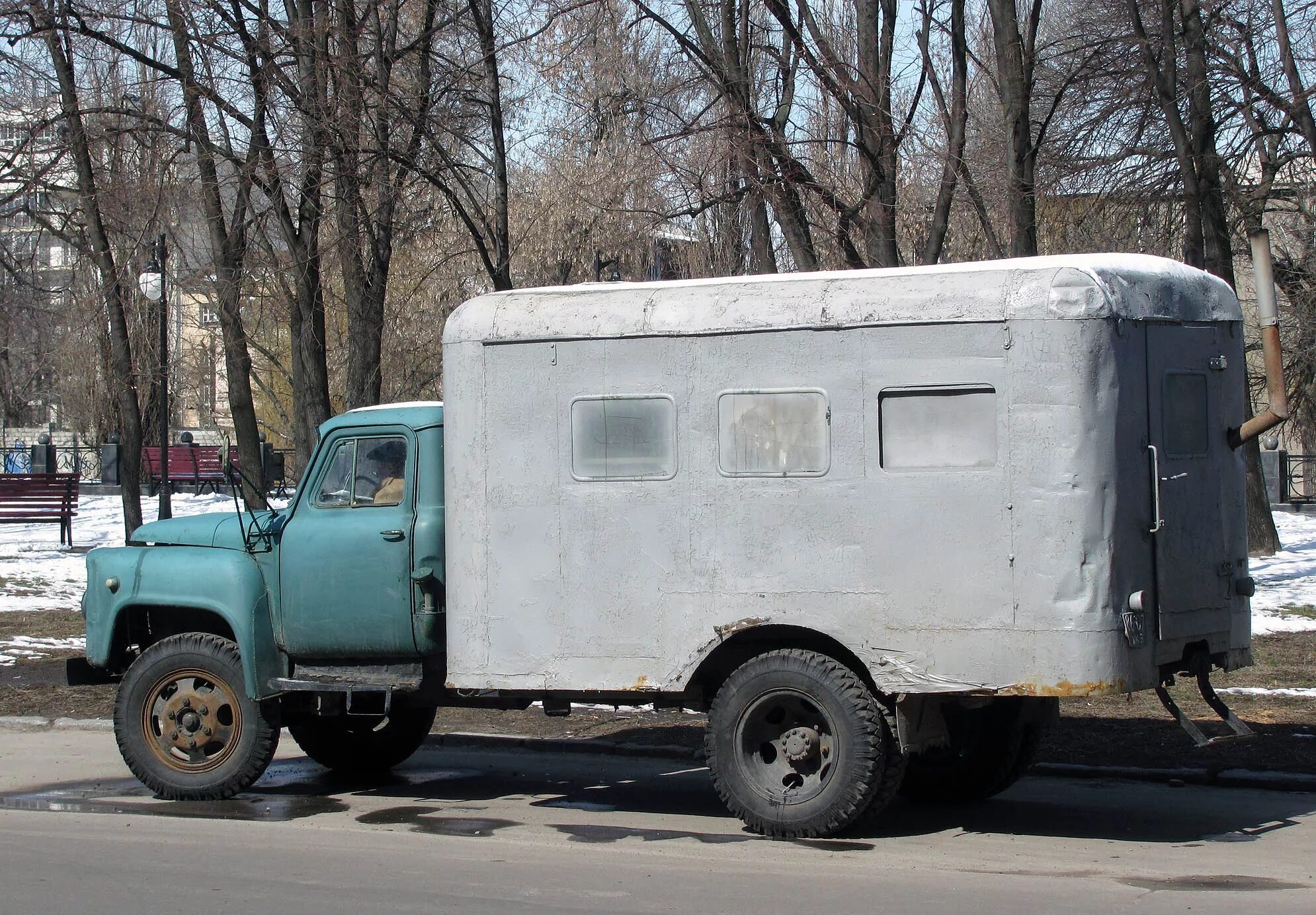 #ГАЗ52А #ГАЗ5201 Фургоны для перевозки хлеба изготовленные в Ленинграде на шасси