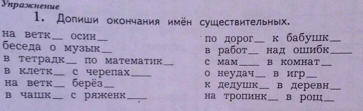 Окончание слова веток. Допишите окончания имён существительных. Допиши окончания. Допиши окончания имён существительных 3 класс. Склонение имен существительных допиши окончание.