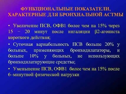 Приступ бронхиальной астмы характеризуется тест