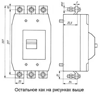Автоматические выключатели ва 04 36