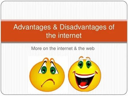 Advantages of the internet