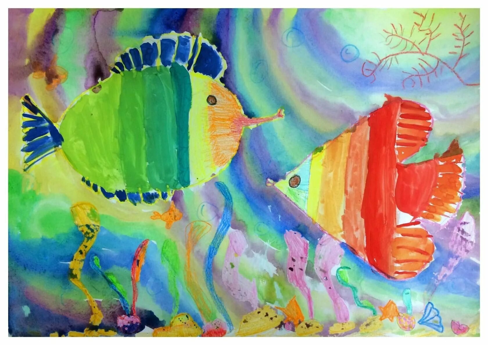 Рисование красками для детей. Детские рисунки красками. Рисование для дошкольников. Интересные темы для рисования.