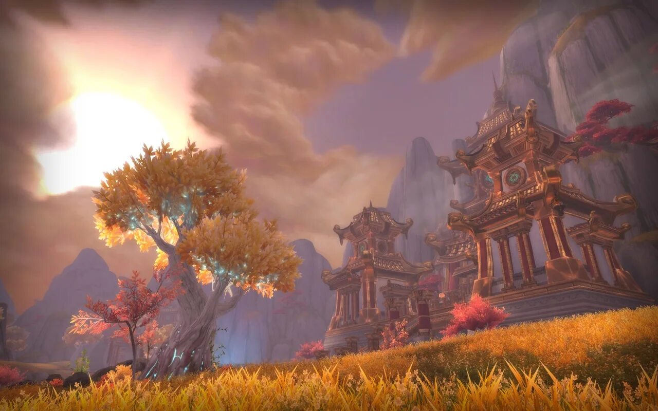 World of Warcraft: Mists of Pandaria. Пандария варкрафт 3. Пандария локации. ВОВ мист оф Пандария.