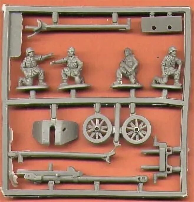 German Canon Sprue Side c 1/72. WWII German Pak 35 Sprue Side c 1/72. WWII German Werfer Sprue Side c 1/72. WWII German Canon Sprue Side c 1/72.