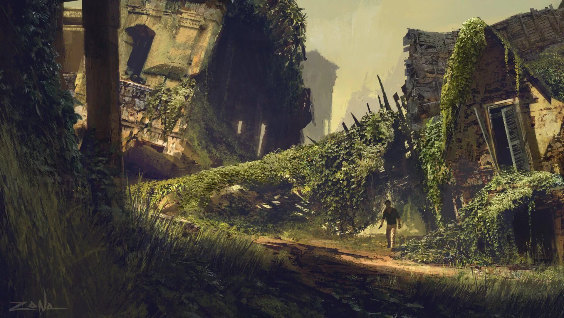We come to ruins