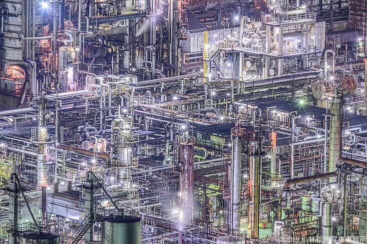 小 林 哲 朗 写 真 家 on Twitter Factory photography, Night time, Photography