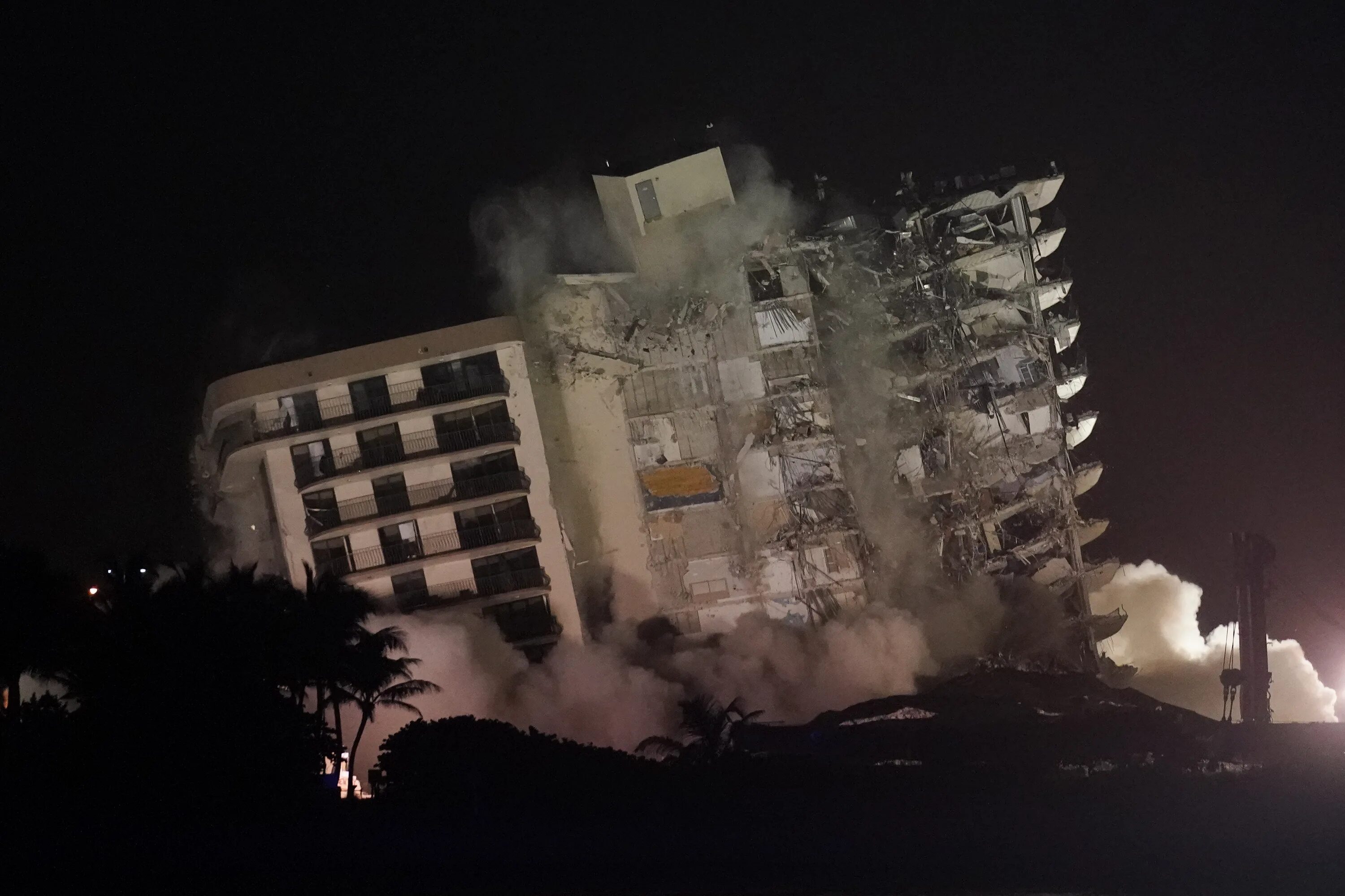 The explosion tore through the building
