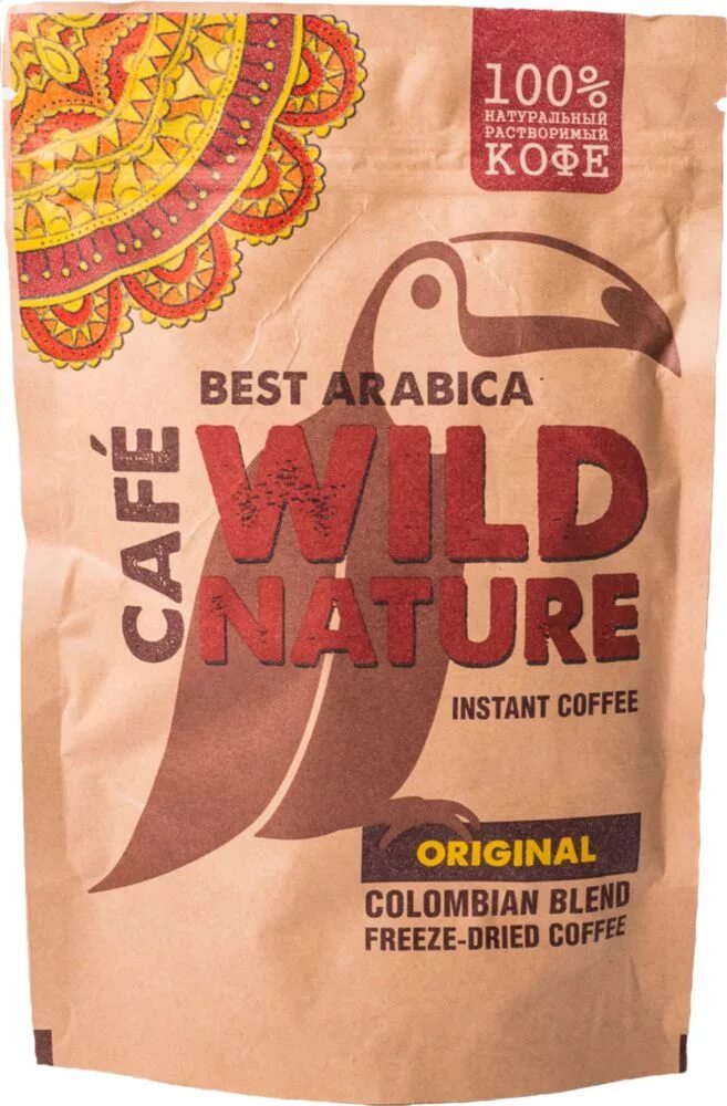 Купить кофе оригинал. Кофе Wild nature. Кофе в мягкой упаковке. Кофе растворимый упаковка. Растворимый кофе в бумажной упаковке.
