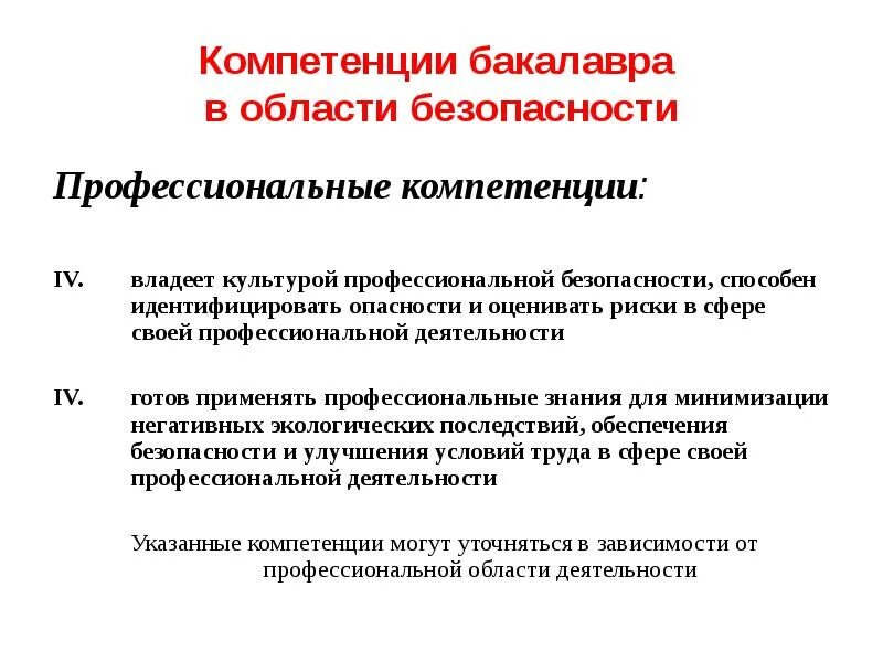 Компетенции сфр. Компетенции в области безопасности. Компетентность в области БЖ. Профессиональные компетенции работника службы безопасности. Общие компетенции по БЖД.