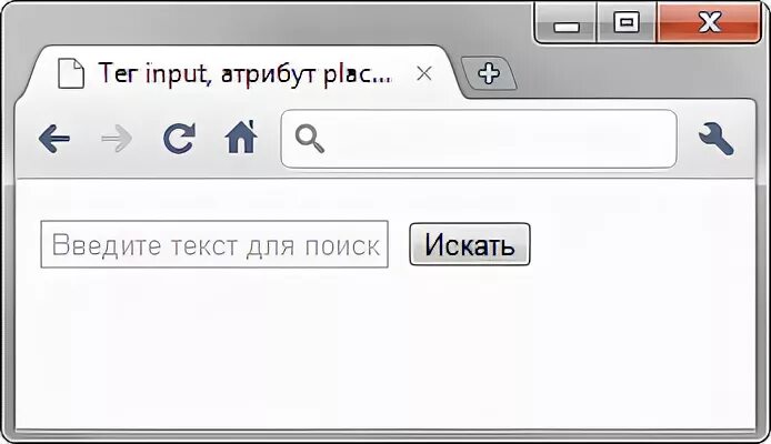 Атрибут input type. Атрибут input type