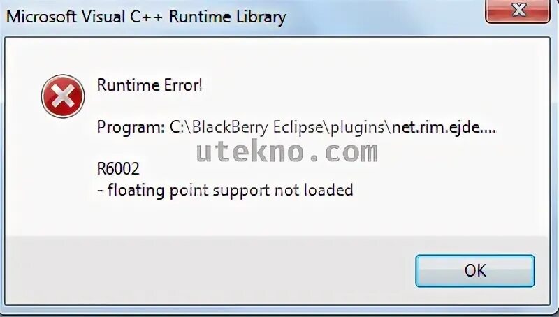 Runtime error r6025. Runtime error r6025