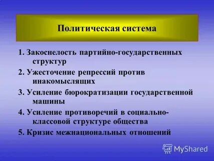 Репрессии против инакомыслящих